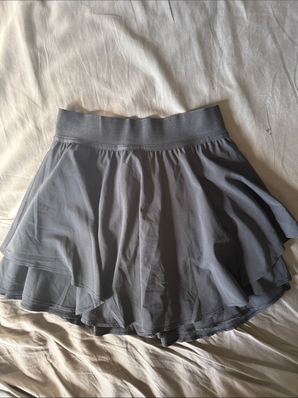 lululemon athletica Women's Gray Layered Active Skort